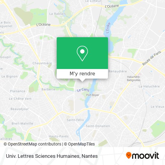 Univ. Lettres Sciences Humaines plan