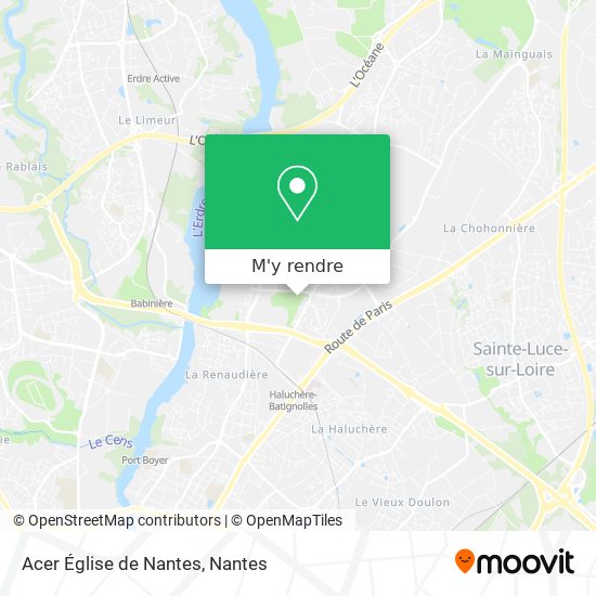 Acer Église de Nantes plan