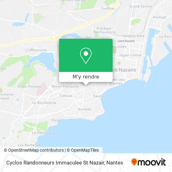 Cyclos Randonneurs Immaculee St Nazair plan