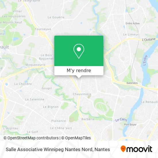 Salle Associative Winnipeg Nantes Nord plan