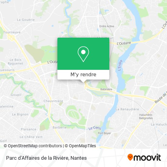 Parc d'Affaires de la Rivière plan