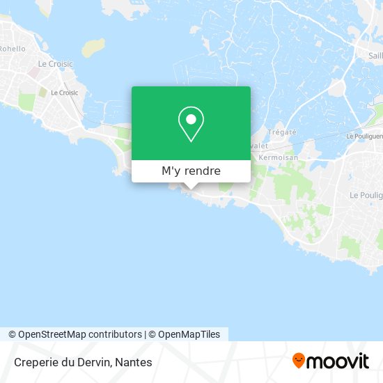 Creperie du Dervin plan