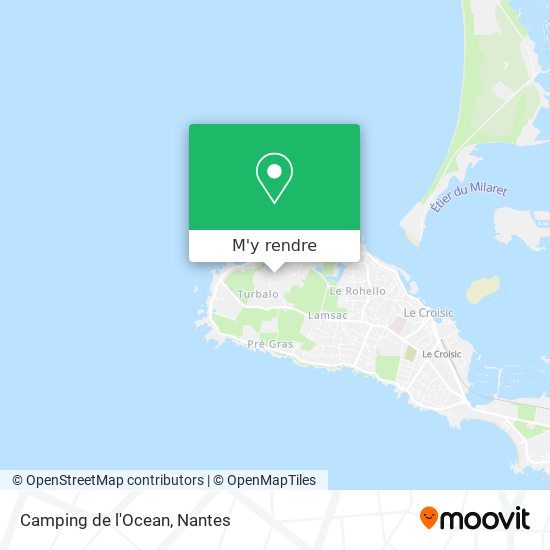 Camping de l'Ocean plan