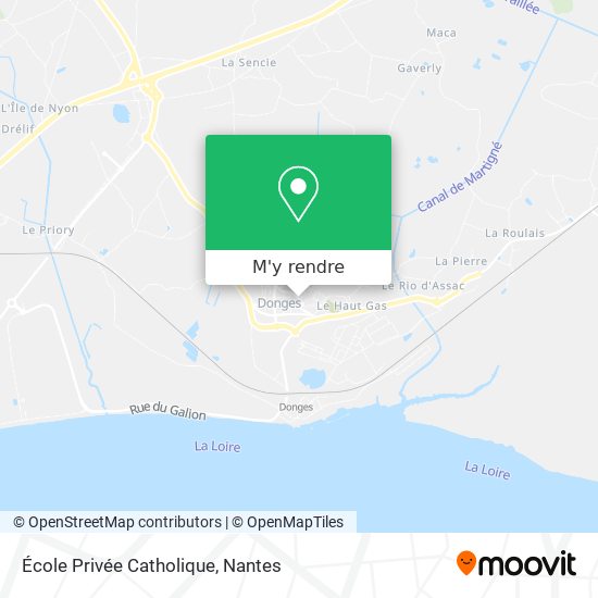 École Privée Catholique plan