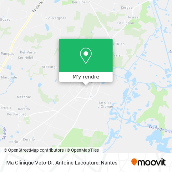 Ma Clinique Véto-Dr. Antoine Lacouture plan