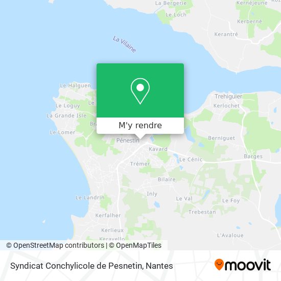 Syndicat Conchylicole de Pesnetin plan