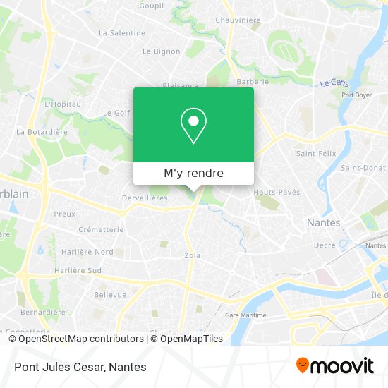 Pont Jules Cesar plan