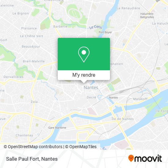 Salle Paul Fort plan