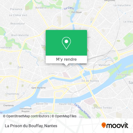 La Prison du Bouffay plan