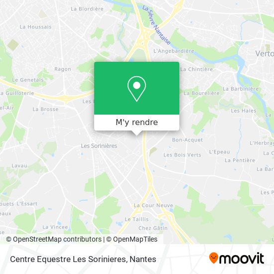 Centre Equestre Les Sorinieres plan