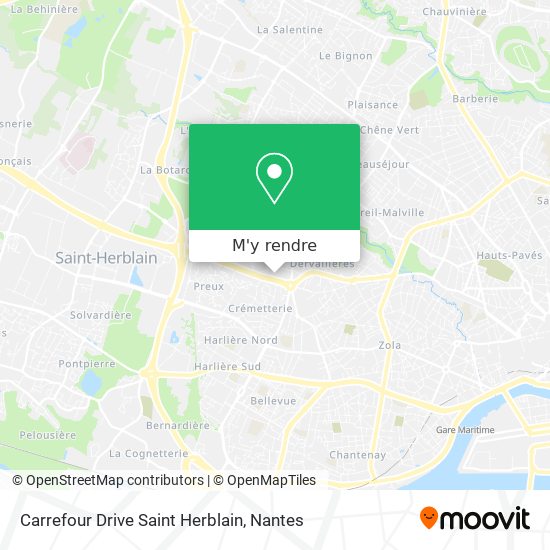 Carrefour Drive Saint Herblain plan