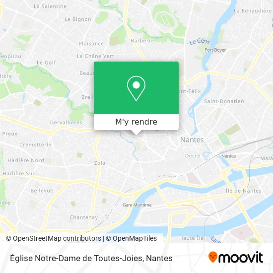 Église Notre-Dame de Toutes-Joies plan