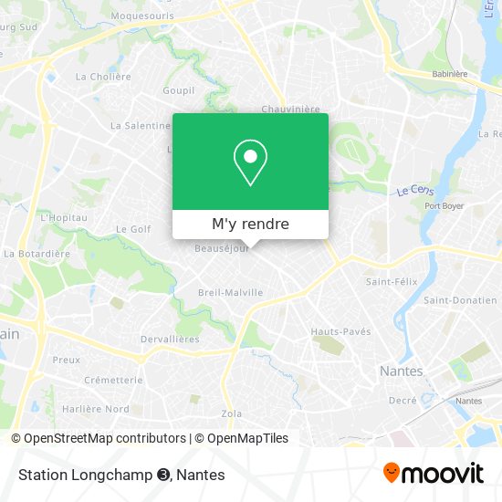 Station Longchamp ➌ plan