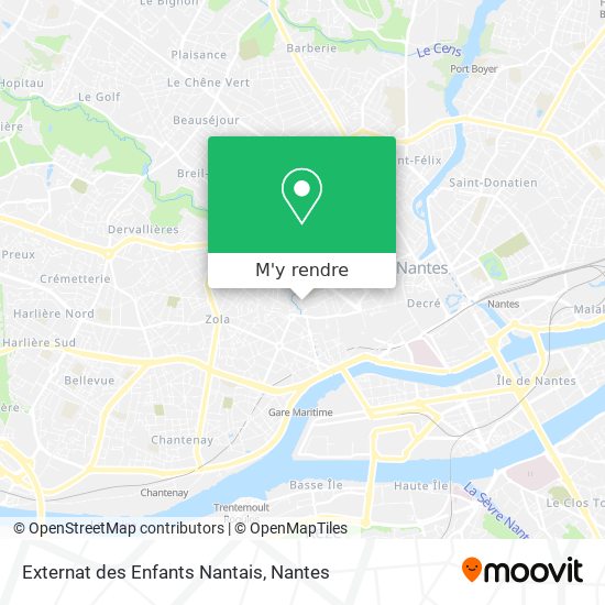 Externat des Enfants Nantais plan