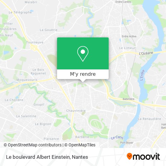 Le boulevard Albert Einstein plan