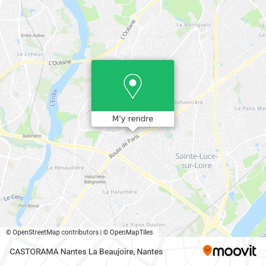 CASTORAMA Nantes La Beaujoire plan