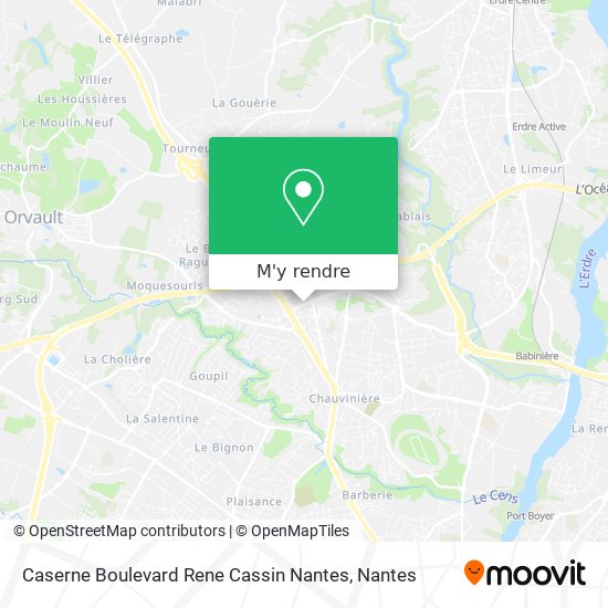 Caserne Boulevard Rene Cassin Nantes plan