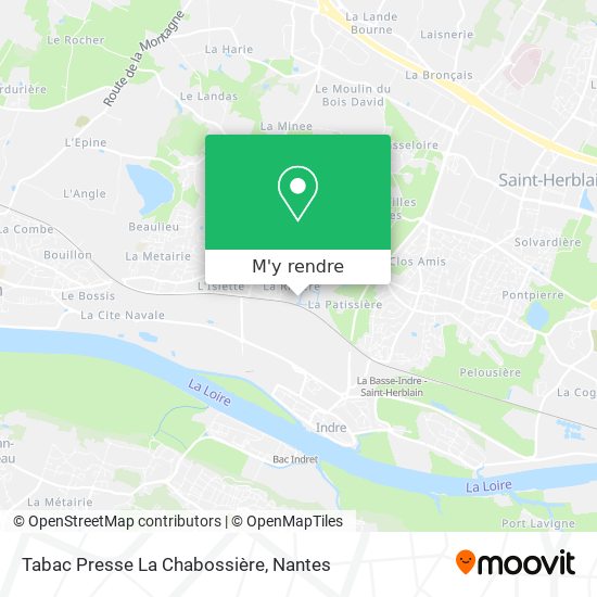 Tabac Presse La Chabossière plan