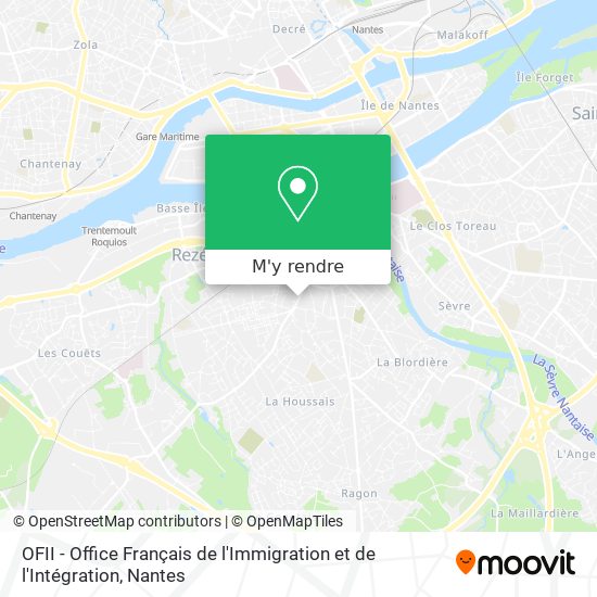 OFII - Office Français de l'Immigration et de l'Intégration plan