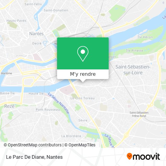 Le Parc De Diane plan