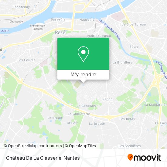Château De La Classerie plan