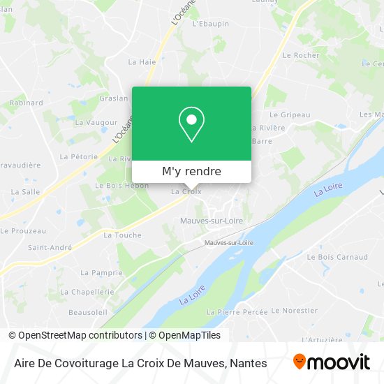 Aire De Covoiturage La Croix De Mauves plan