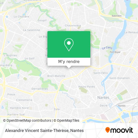 Alexandre Vincent Sainte-Thérèse plan