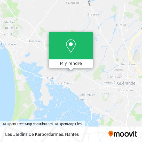 Les Jardins De Kerpordarmes plan