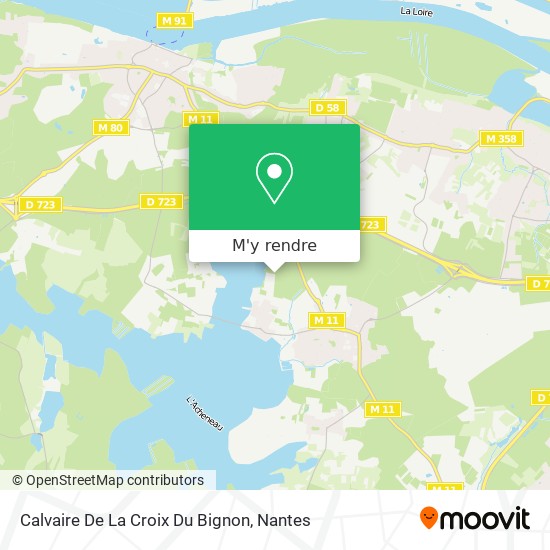 Calvaire De La Croix Du Bignon plan