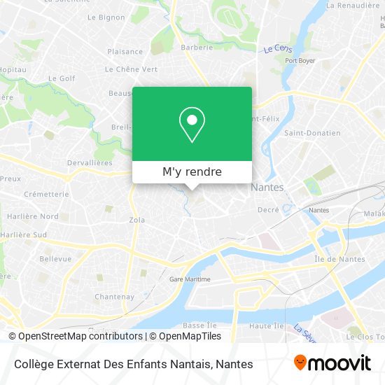 Collège Externat Des Enfants Nantais plan