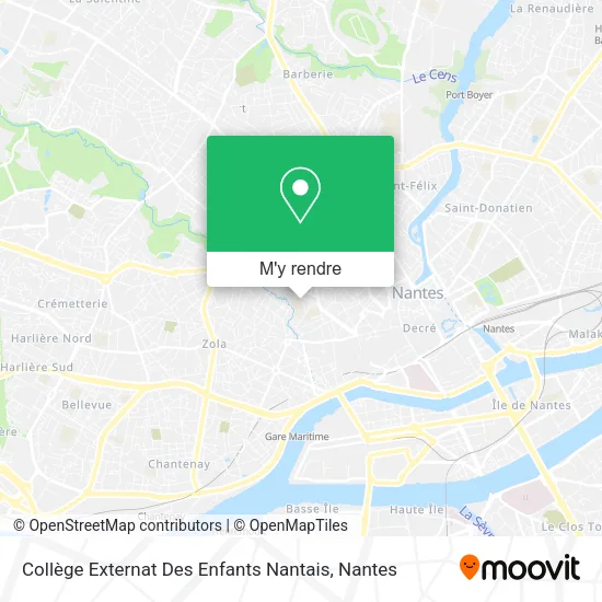 Collège Externat Des Enfants Nantais plan