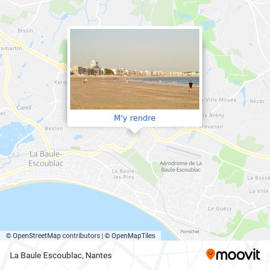 La Baule Escoublac plan