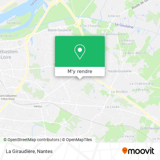 La Giraudière plan