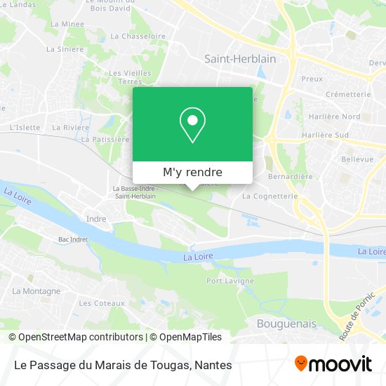 Le Passage du Marais de Tougas plan