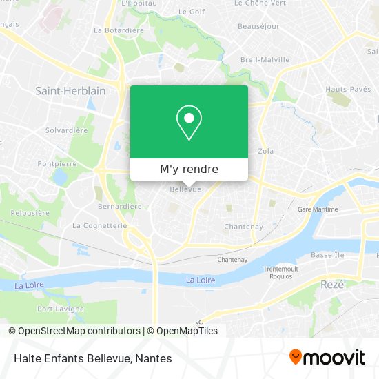 Halte Enfants Bellevue plan