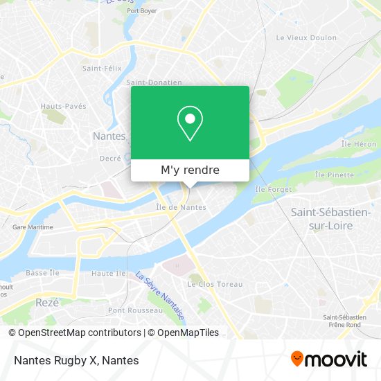 Nantes Rugby X plan