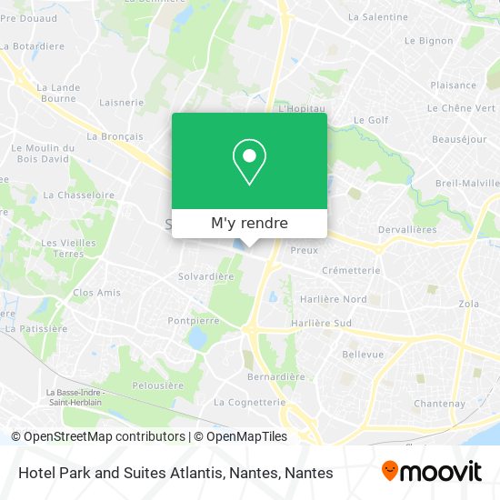 Hotel Park and Suites Atlantis, Nantes plan