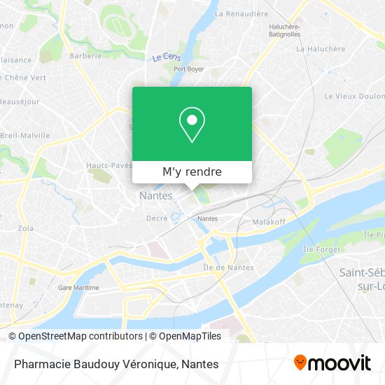 Pharmacie Baudouy Véronique plan