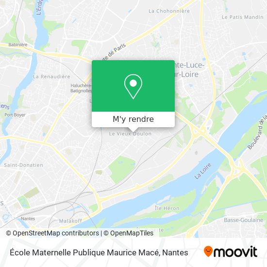 École Maternelle Publique Maurice Macé plan