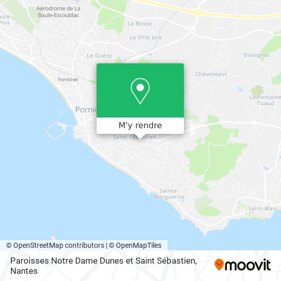 Paroisses Notre Dame Dunes et Saint Sébastien plan