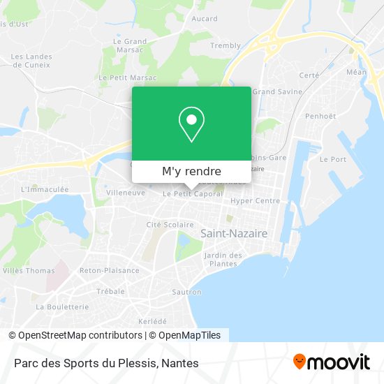 Parc des Sports du Plessis plan