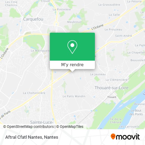 Aftral Cfatl Nantes plan