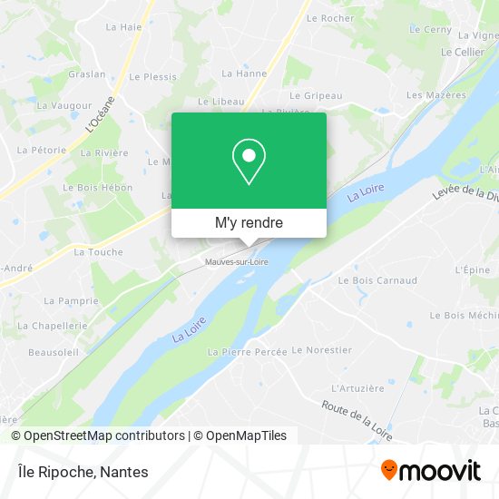 Île Ripoche plan