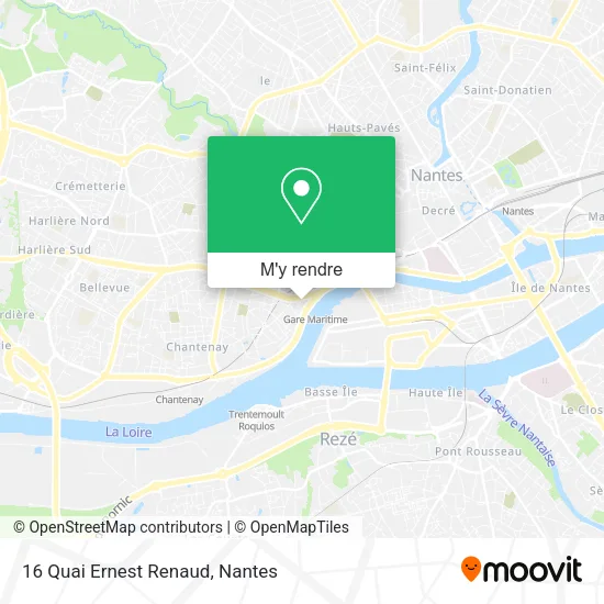 16 Quai Ernest Renaud plan