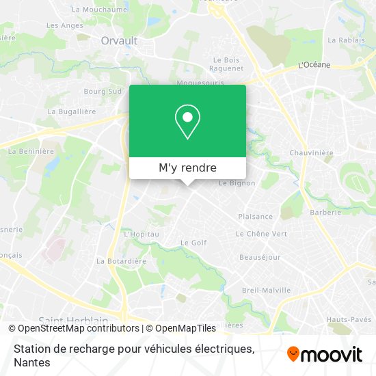 Station de recharge pour véhicules électriques plan