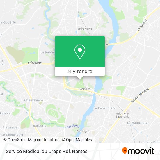 Service Médical du Creps Pdl plan