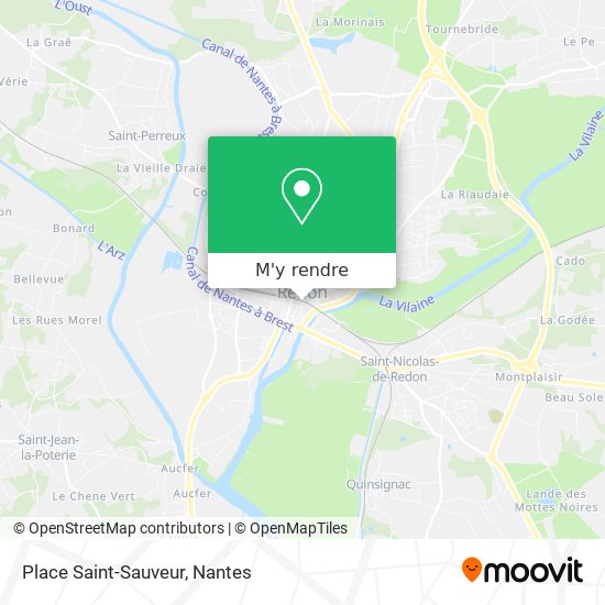 Place Saint-Sauveur plan