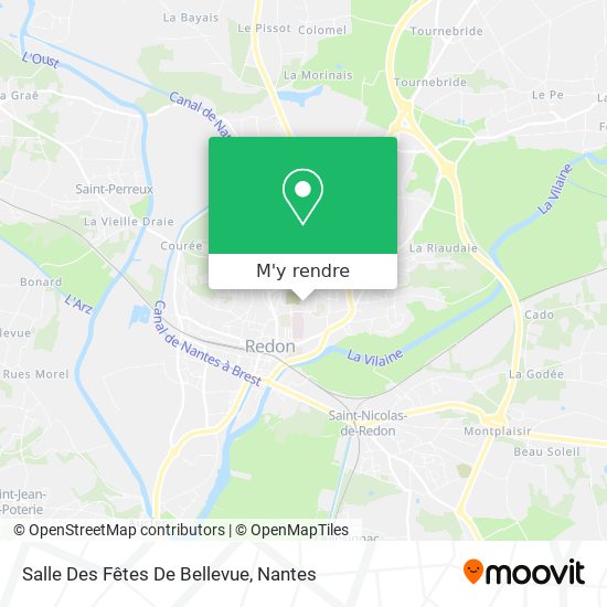 Salle Des Fêtes De Bellevue plan