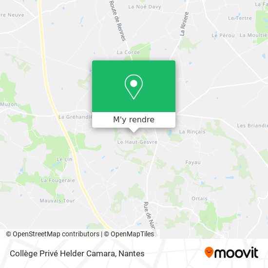 Collège Privé Helder Camara plan