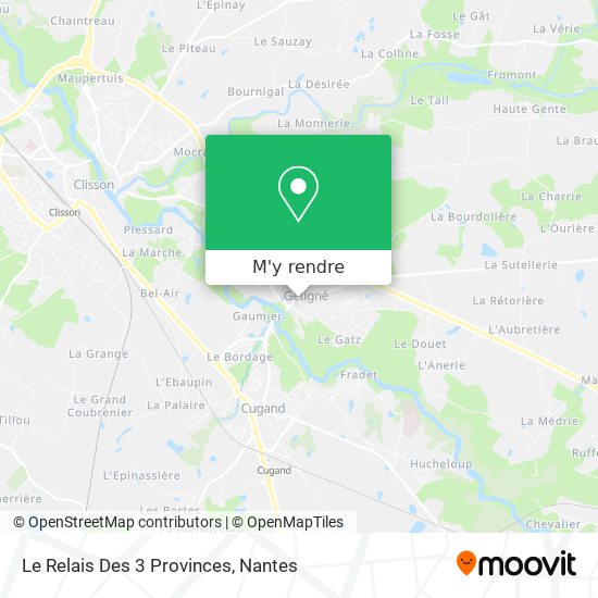 Le Relais Des 3 Provinces plan